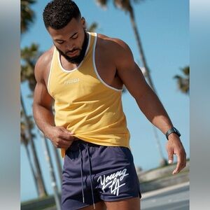 YoungLA Athletic Lifting 104 Legacy Shorts in Purple Size M